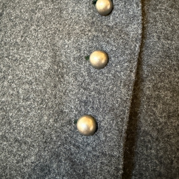 GOSSI TRACHTEN BLAZER VINTAGE 100% FELTED WOOL AUSTRIAN BAVARIAN ELEGANCE 36-6 - Picture 8 of 12